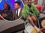 Strictly’s AJ Odudu breaks down in tears after suffering ligament damage to her foot