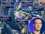 Mark Zuckerberg’s $37M ‘five-house estate’ in Palo Alto is seen in aerial photos