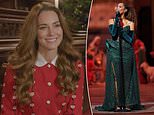 Duchess of Cambridge sports festive £1,350 red Miu Miu cardigan at Carol Concert