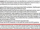 NHS is forced to drop rules self-isolation rules for vaccinated staff