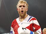 Jake Paul continues to mock Tommy Fury with UK-themed ring-walk outfit before KO of Tyron Woodley
