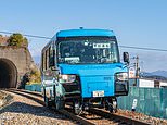 Pictured: The DMV – Japan’s amazing bus that turns into a train