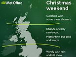 Met Office predicts snow could fall for millions in North of UK on Dec 25