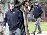 Chris Noth grins for the cameras after sex assault allegations