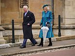 The Queen stays away: Her Majesty remains indoors at Windsor Castle