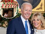 Biden sends Holiday message in image with stockings adorned with grandchildren’s names
