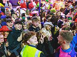 Boxing Day revellers hit the town in Leeds, London and Newcastle