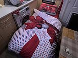 Social media images show very cramped sleeping quarters for some as part of homeless fundraiser 