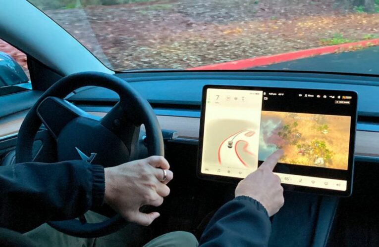 US probes potential of drivers playing video games in Teslas