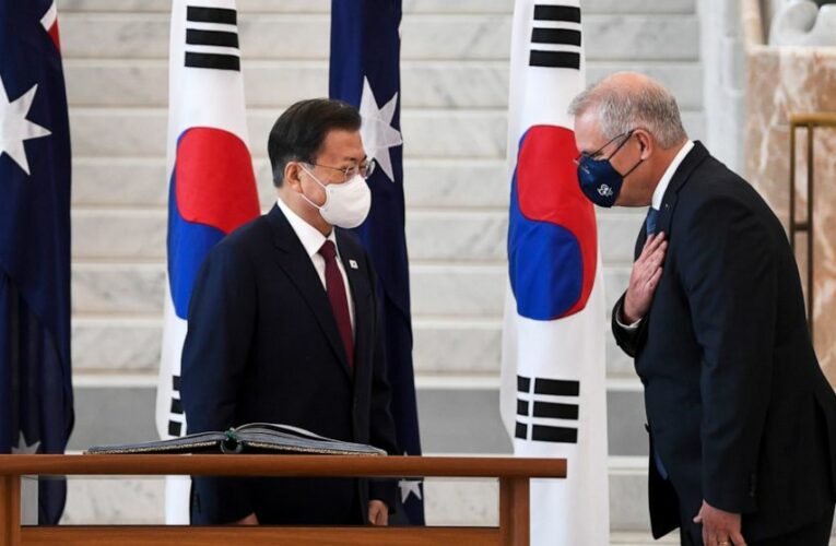 Australia and South Korea sign defense deal as leaders meet