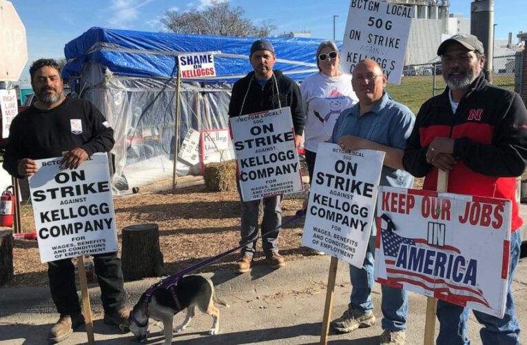 Kellogg’s reaches tentative agreement with striking workers