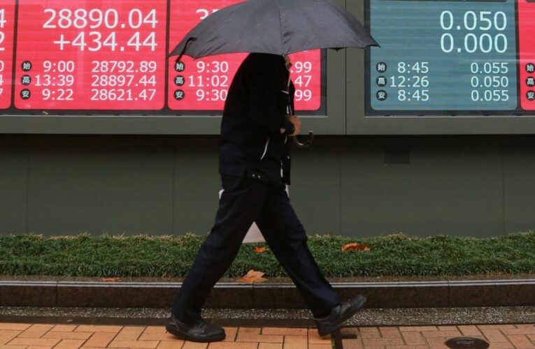 World shares mostly higher as virus fears ease