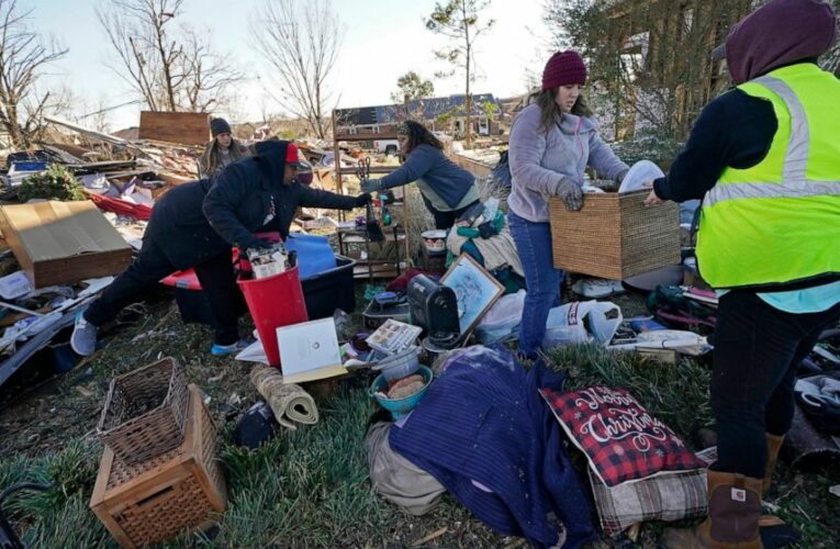 ‘We want to give people hope’: Americans aid tornado victims