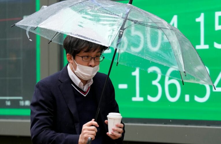 Asian shares mostly lower after tech-led Wall Steet retreat