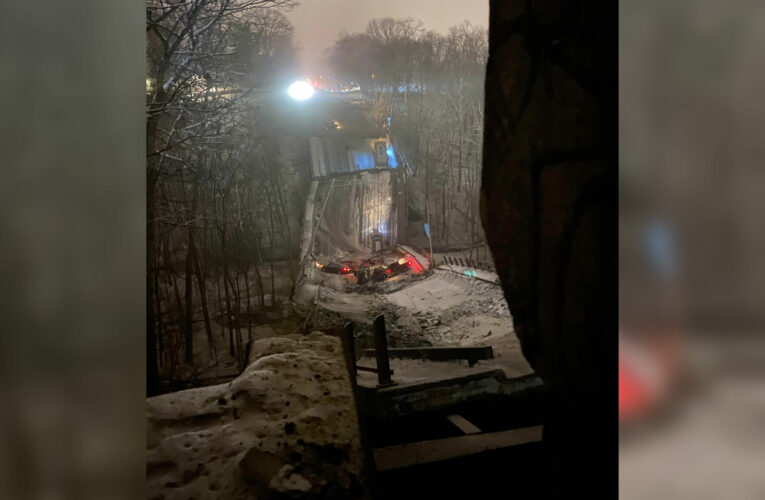 Driver describes harrowing moments after bridge collapse