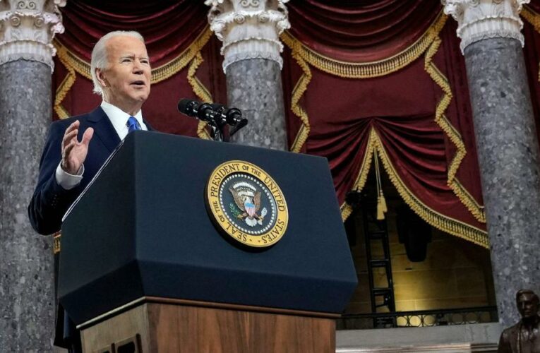 Biden has dedicated his presidency to safeguarding a global democracy that he says is under mortal threat
