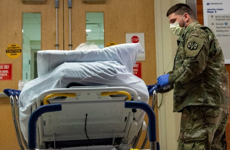 National Guard steps in to alleviate pressure on hospital overwhelmed by Omicron wave