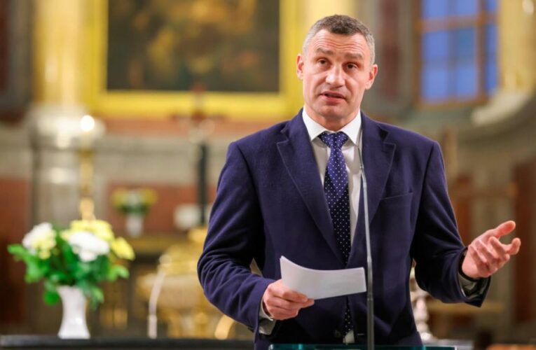 Vitali Klitschko, mayor of Kiev and former heavyweight boxer, says ‘we prepare for any case’ over tension with Russia