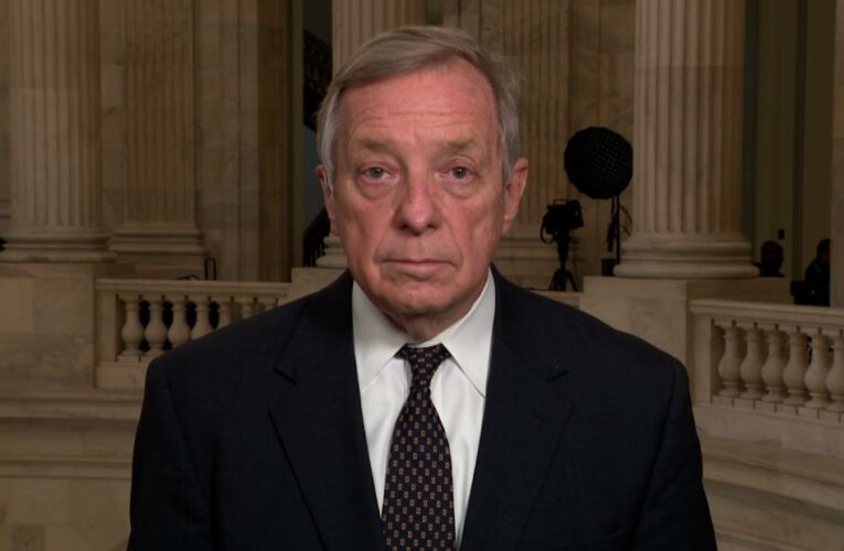 Sen. Durbin reacts to McConnell’s criticism of Biden