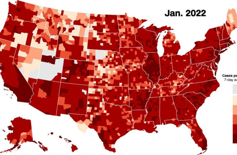 Watch Covid-19 cases sweep across the United States