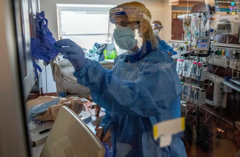 ‘I’m living proof’: West Virginia governor makes personal appeal to the unvaccinated as Covid-19 hospitalizations continue to rise