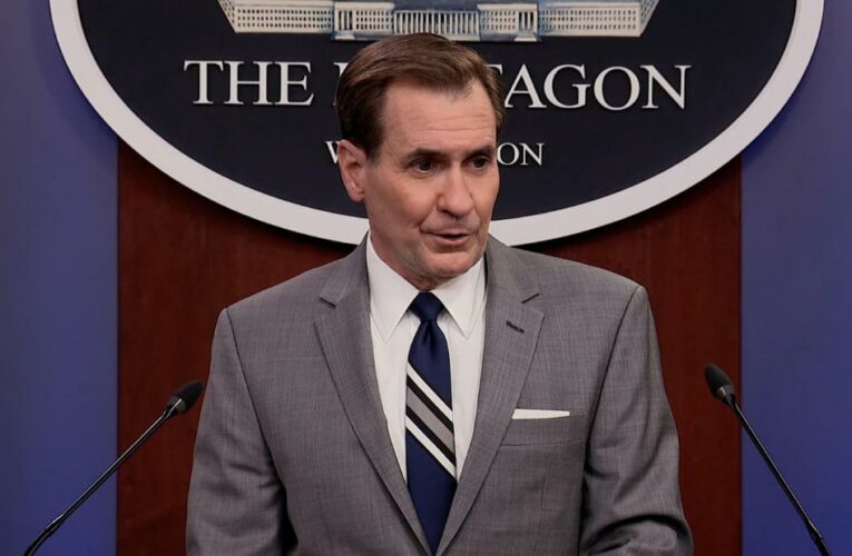 The preparation for sending troops to Eastern Europe comes as Russian troops mass at Ukraine’s border, Pentagon spokesman says