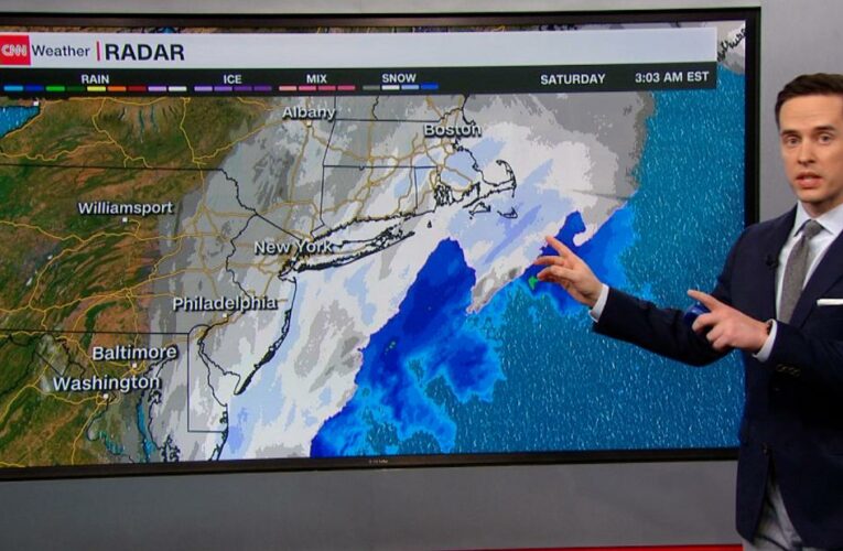 Video shows which areas are expected to get the most snow