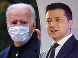 Biden will speak with Ukrainian president TODAY after warning Putin that Russia ‘cannot invade’