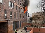 People seen jumping from windows of Bronx apartment building during fire