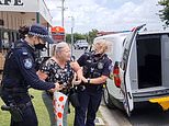 Hervey Bay, Queensland: Video shows FIVE police arresting general store patron over vaccine passport