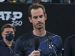 Andy Murray fights back the tears after defeat to Aslan Karatsev at Sydney Tennis Classic