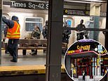 NYC man pushes woman to her death on the railroad tracks at Times Square subway station