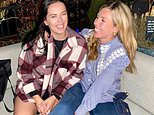 PM’s wife is pictured breaking social distancing rules at friend’s engagement