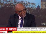 Presenter Trevor Phillips holds back tears during No10 party interview
