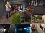 Father discovers old rotting cellar in his home while renovating floor boards