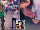Just Beat it! Michael Jackson impersonator takes down belligerent tourist on the Las Vegas Strip