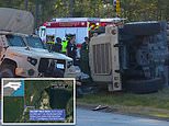 US Marine charged in crash that left two killed, 17 injured in North Carolina