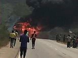 At least 17 people die and 500 houses are damaged when truck crashes into motorcycle in Ghana