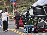 Arnold Schwarzenegger’s SUV smashes into another car on Sunset Blvd injuring a female driver