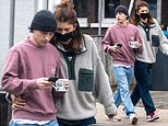 Zendaya and Tom Holland look loved-up as couple visit Tom’s family home laden with gift bags