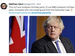 Twitter users poke fun at Boris Johnson’s latest Covid-busting bash