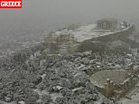 Greek motorists stranded and Istanbul airport closes as blizzard hits east Mediterranean countries