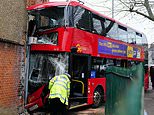 Bus crashes into building in east London as paramedics treat ‘a number of patients’ on the scene&nbsp;