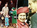 The Queen, Prince Philip and Princess Diana seen at Sandringham in 1980s in rediscovered photos