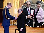 David Suchet arrives at Windsor Castle for knighthood investiture ceremony