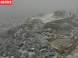 Greek motorists stranded and Istanbul airport closes as blizzard hits east Mediterranean countries