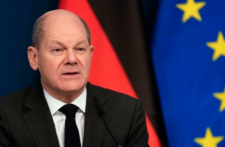 German leader champions new tack on climate at Davos event