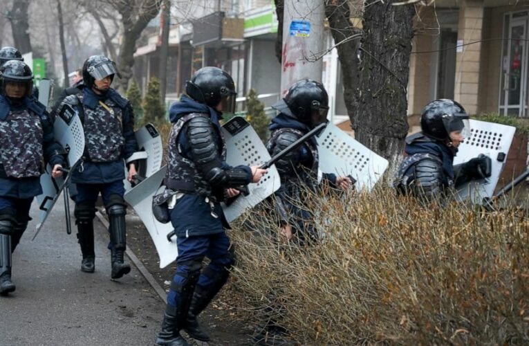 Dozens of protesters killed in Kazakhstan; 12 police dead