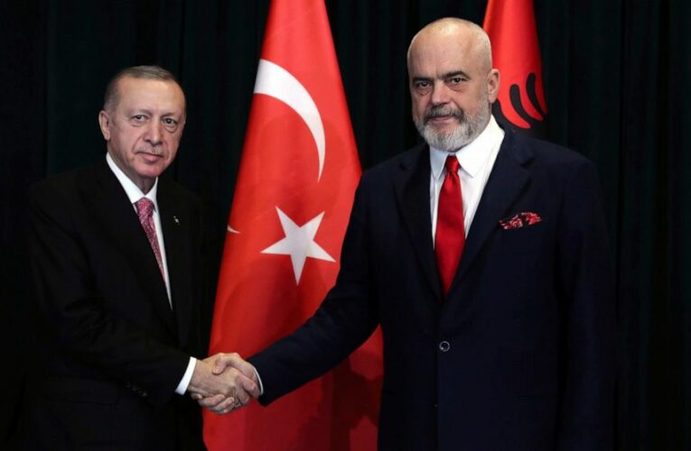 Turkish leader Erdogan visits Albania to boost ties