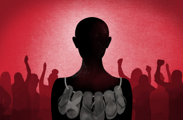 Some people in a cheering crowd called for her to be raped. Many were women.